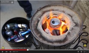 見て気持ち良い。空き缶をサクサク溶かしてアレを作るwww