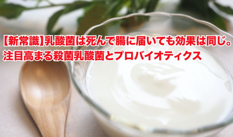 【殺菌乳酸菌】乳酸菌は死んで腸に届いても効果は同じ？ヨーグルトの新常識