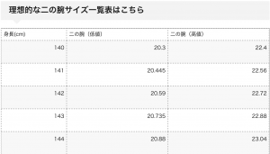 理想的な二の腕のサイズとは？二の腕のサイズには公式がある！？